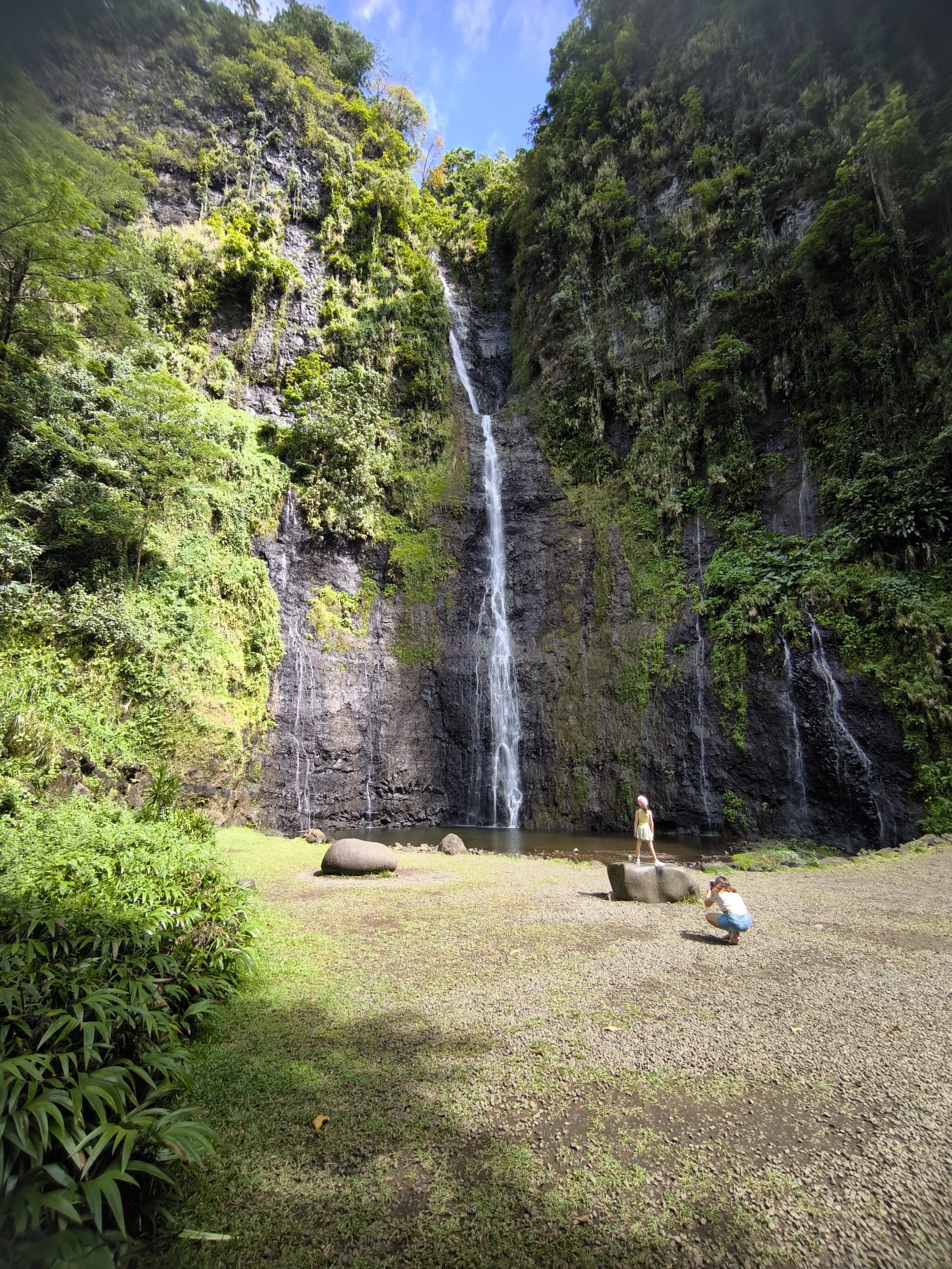 Cascade de Faarumai sur la côte Est de Tahiti