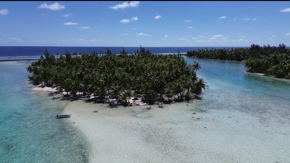 Motu sur le lagon de Taha'a Raiatea Polynésie française rencontres inattendues